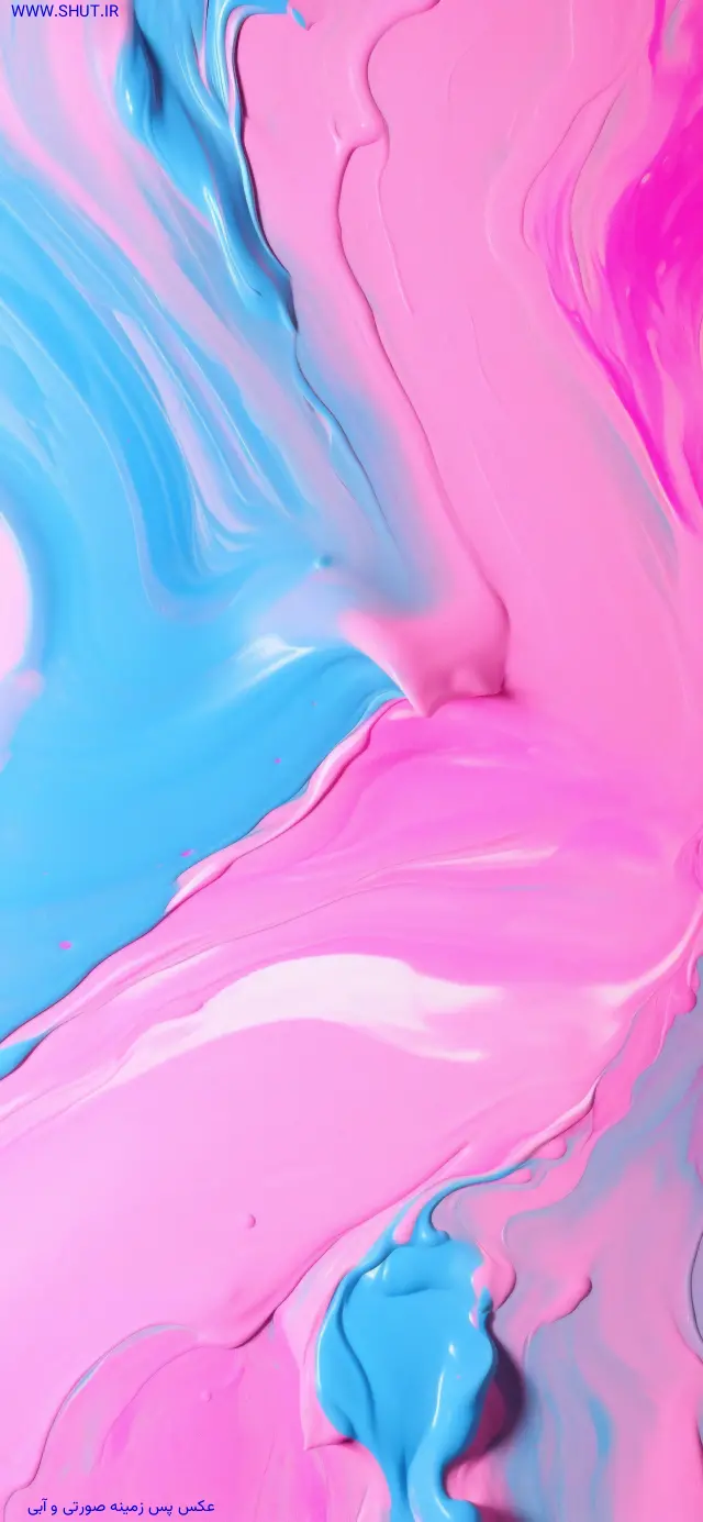 عکس پس زمینه صورتی و آبی