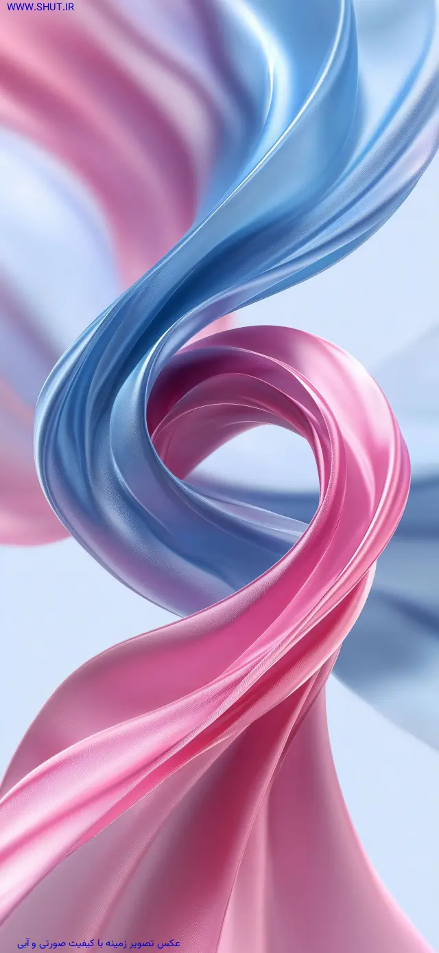 عکس تصویر زمینه با کیفیت صورتی و آبی