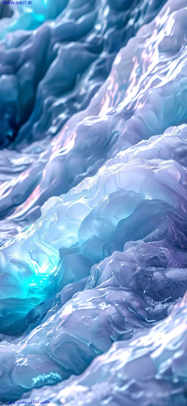 عکس انتزاعی بنفش و آبی