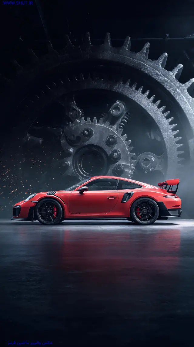عکس والپیپر ماشین قرمز
