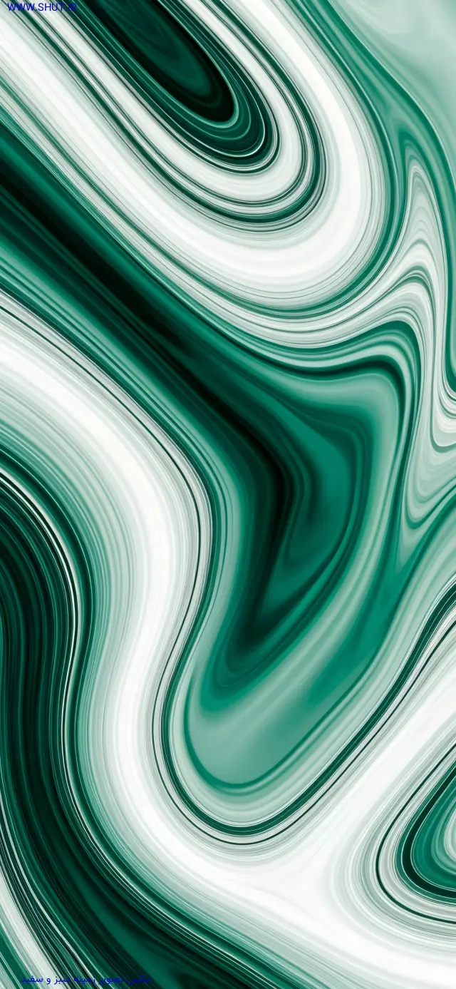 عکس تصویر زمینه سبز و سفید 8K