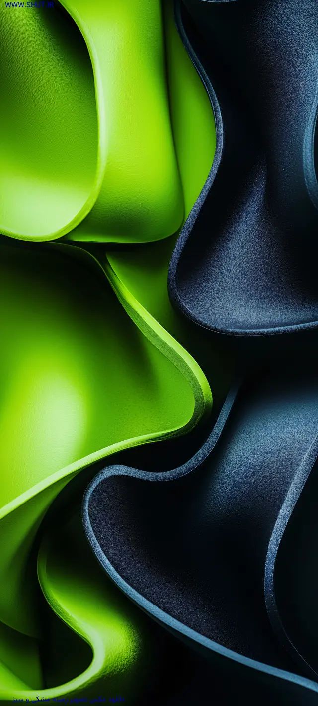 دانلود عکس تصویر زمینه مشکی و سبز