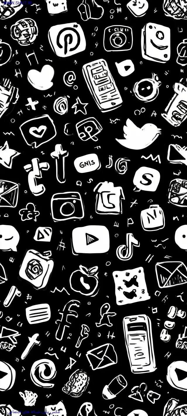 عکس پترن شبکه های اجتماعی
