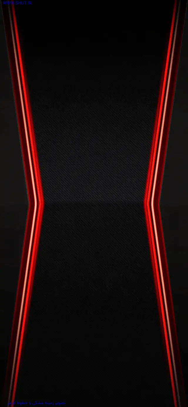 تصویر زمینه مشکی با خطوط قرمز
