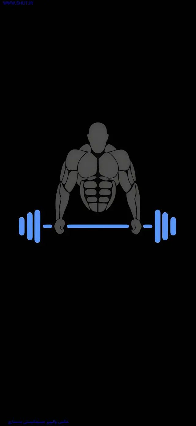 عکس والپیپر مینیمالیستی بدنسازی