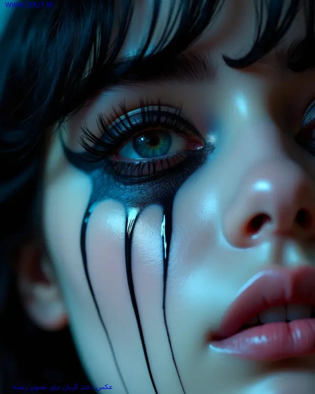 عکس دختر گریان برای تصویر زمینه