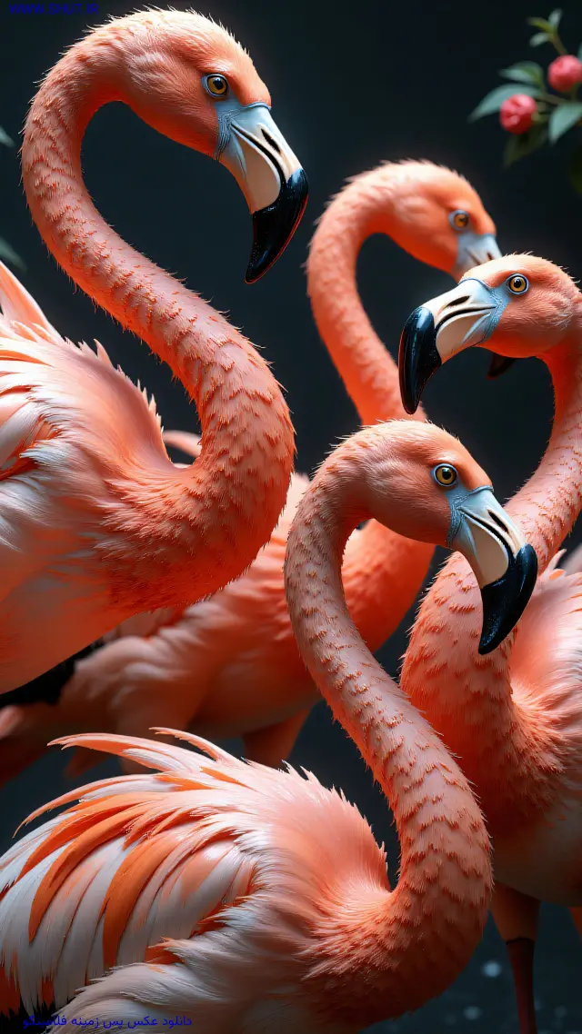 دانلود عکس پس زمینه فلامینگو
