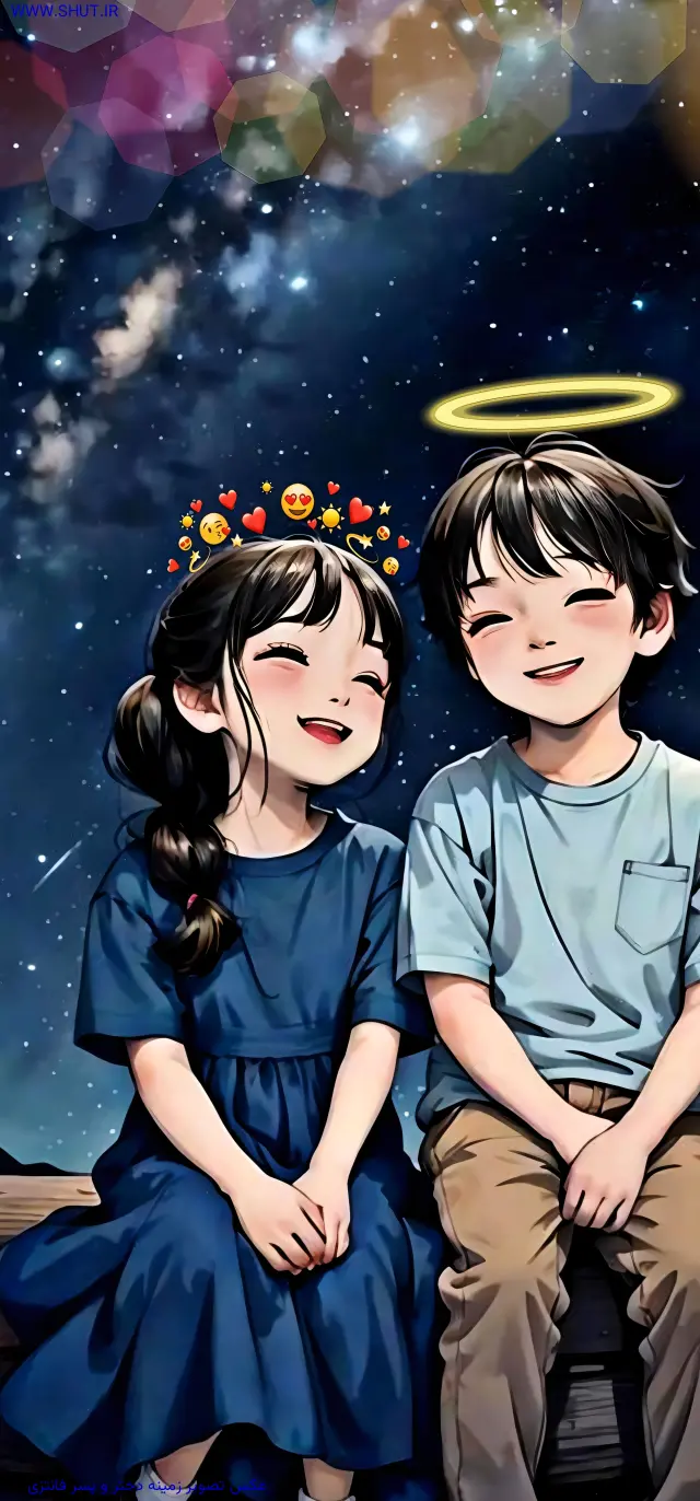 عکس تصویر زمینه دختر و پسر فانتزی
