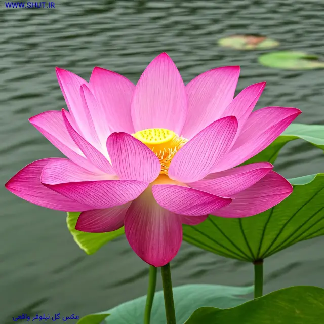عکس گل نیلوفر واقعی