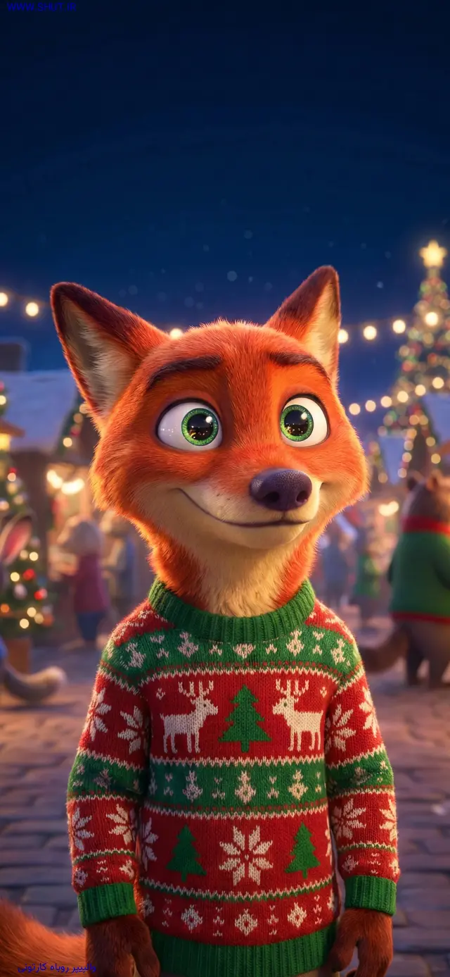 والپیپر روباه کارتونی