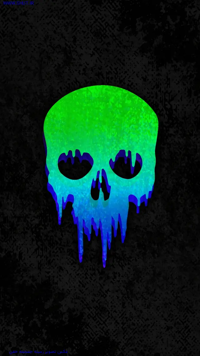 عکس تصویر زمینه جمجمه خفن 8k