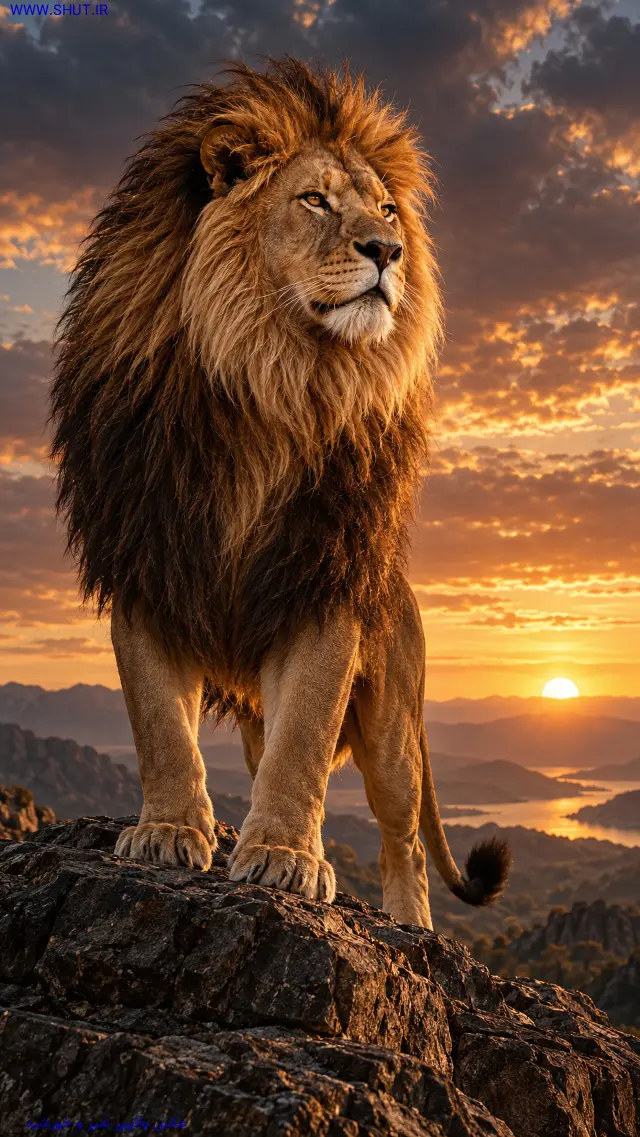 عکس والپیپر شیر و خورشید