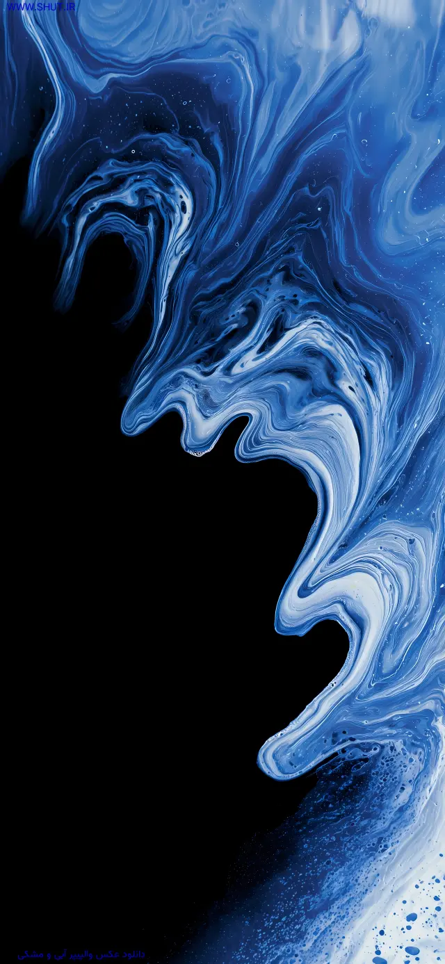 دانلود عکس والپیپر آبی و مشکی