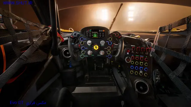عکس فراری 296 GT3 Evo 2025 Interior