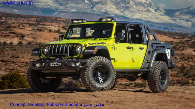 عکس جیپ Gladiator Rubicon Sideburn Concept 2023 4K