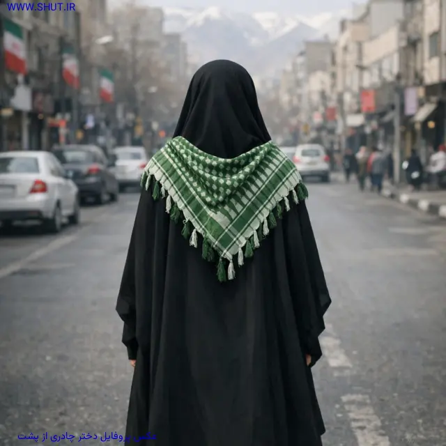 عکس پروفایل دختر چادری از پشت