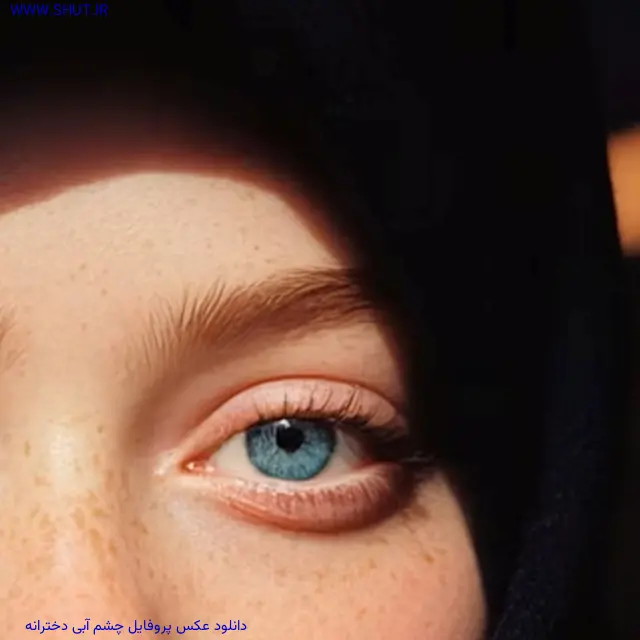 دانلود عکس پروفایل چشم آبی دخترانه